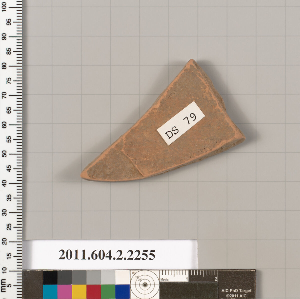 Terracotta fragment of a pot; unglazed on the inside, Terracotta, Greek, Attic