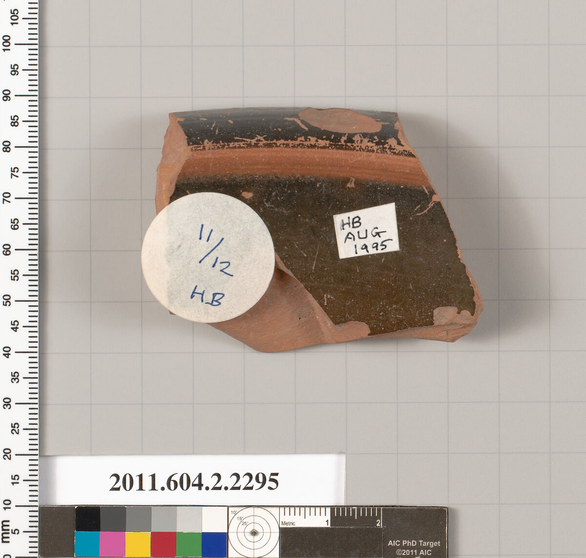 Terracotta fragment of a bell-krater (bowl for mixing wine and water), Terracotta, Greek, Attic