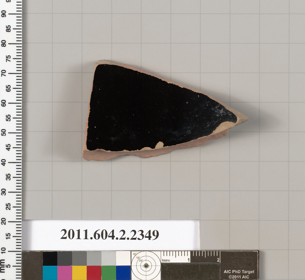 Terracotta fragment of a krater (bowl for mixing wine and water)?, Terracotta, Greek, Attic