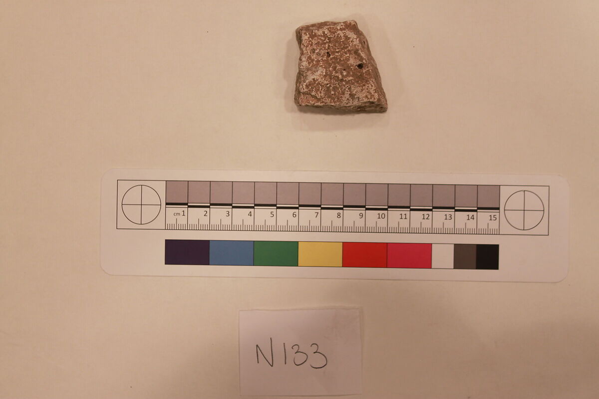 Stucco Fragment, Stucco; carved, painted (?)