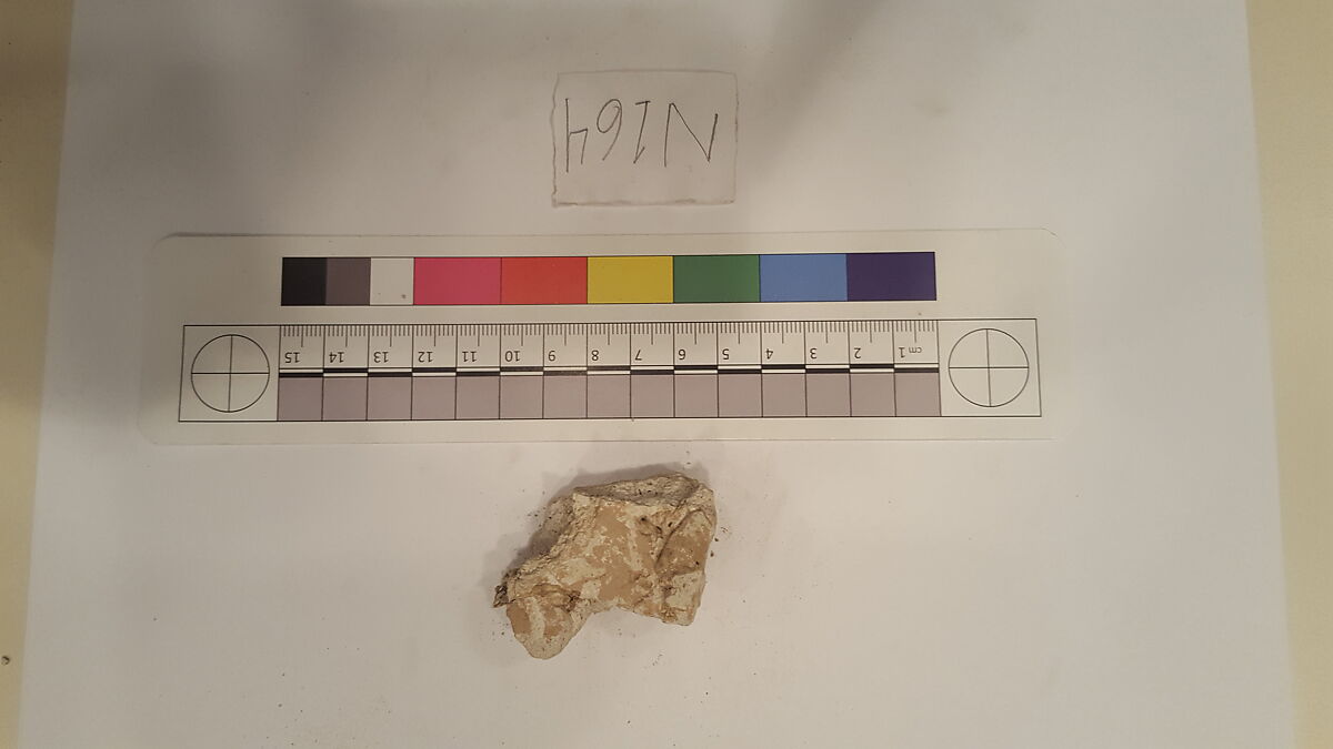 Stucco Fragment, Stucco; carved
