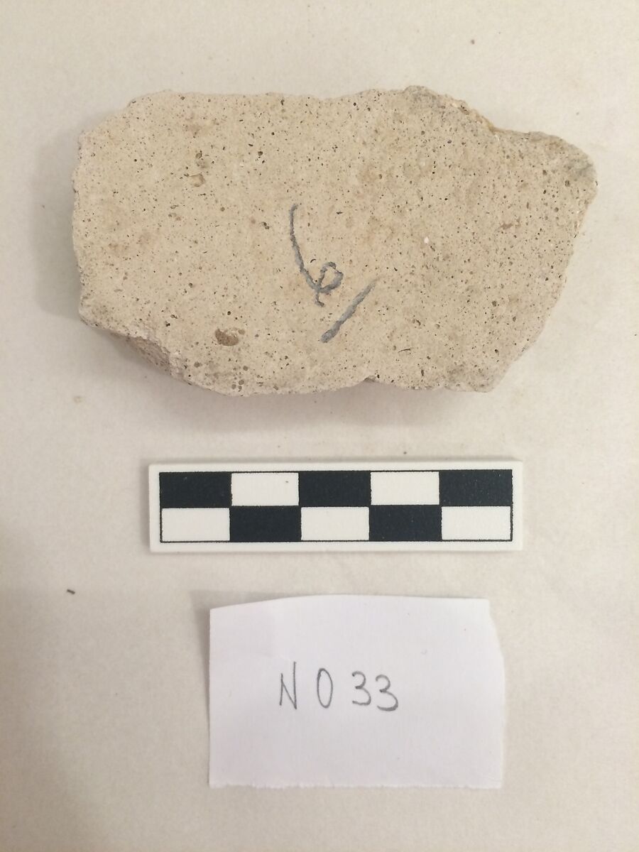 Stucco Fragment, Stucco; carved