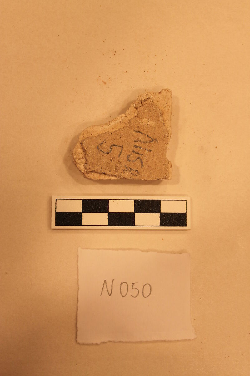 Stucco Fragment, Stucco; carved and painted