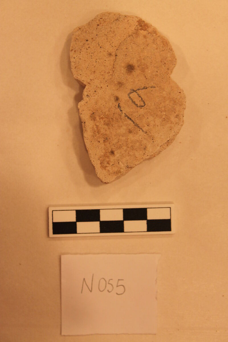 Stucco Fragment, Stucco; carved