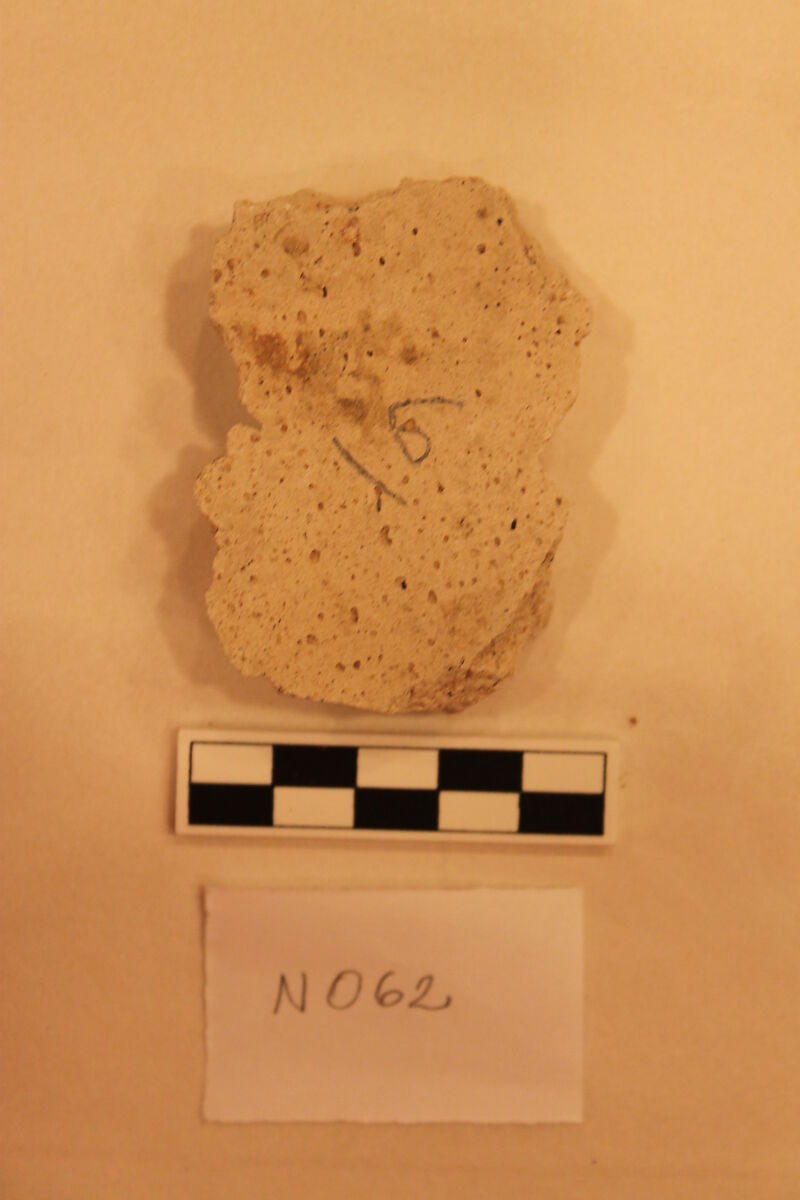 Stucco Fragment, Stucco; carved