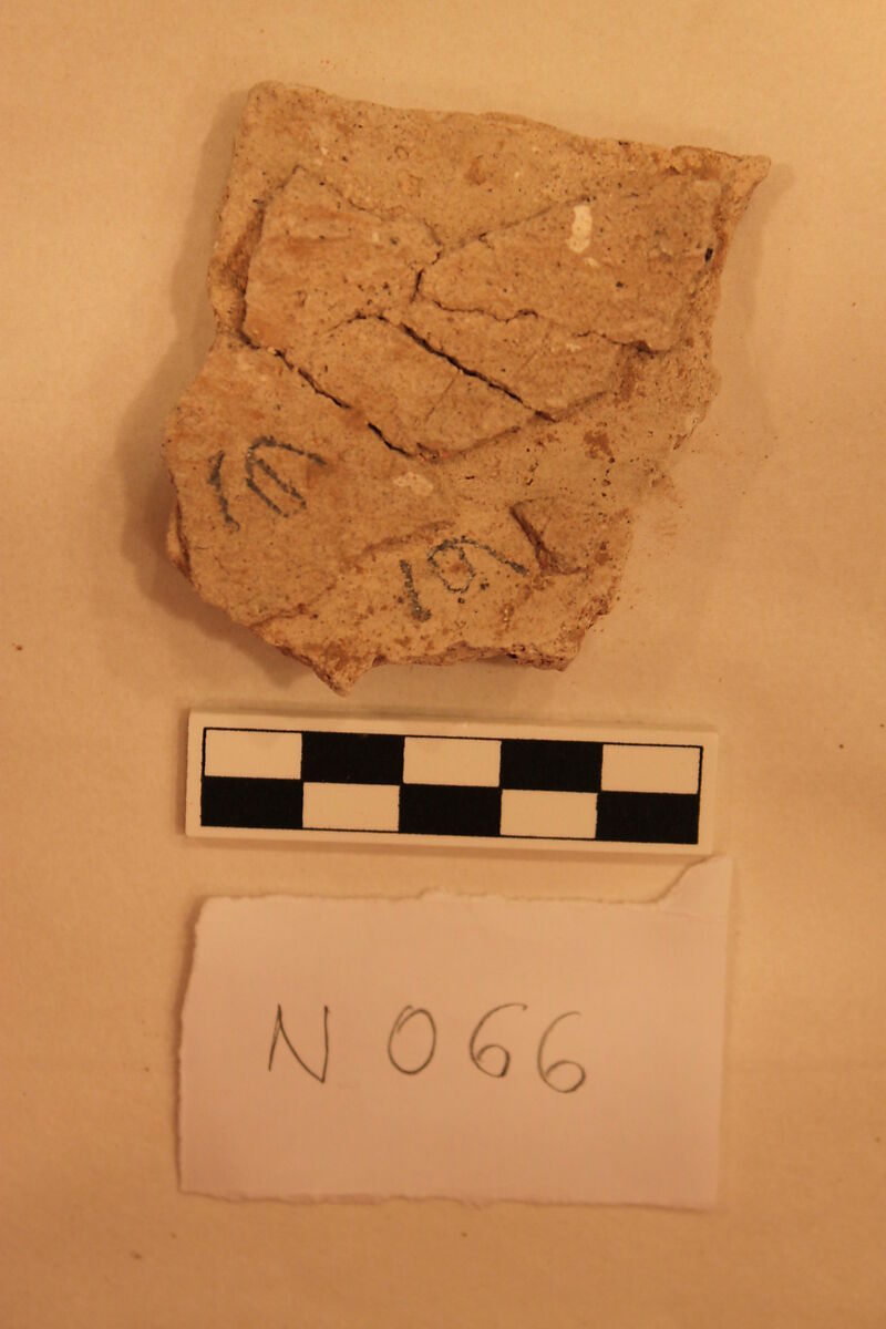 Stucco Fragment, Stucco; carved and painted 