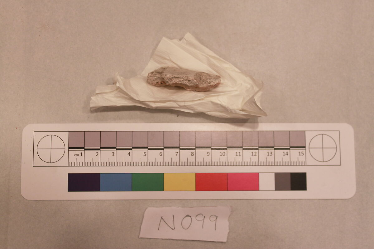 Stucco Fragment, Stucco; carved, painted (?)