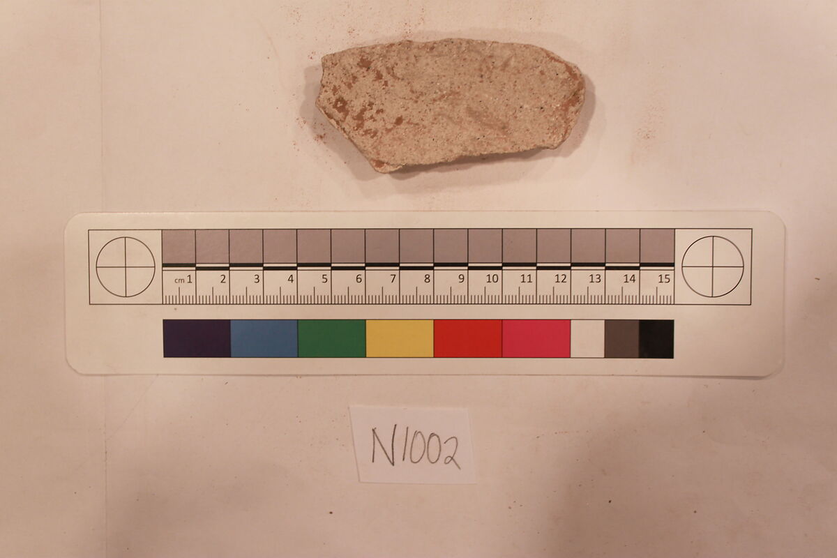 Stucco Fragment, Stucco; carved