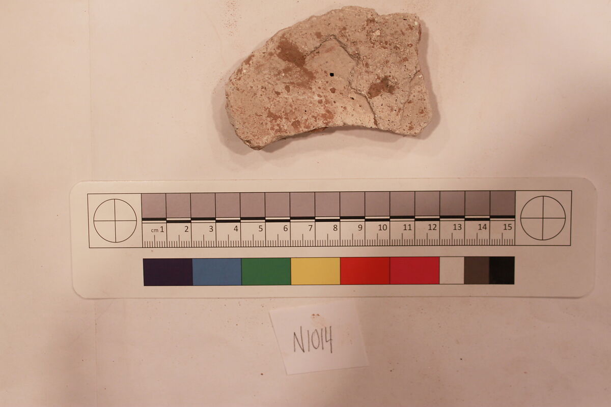 Stucco Fragment, Stucco; carved