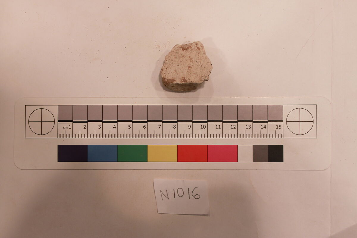 Stucco Fragment, Stucco; carved