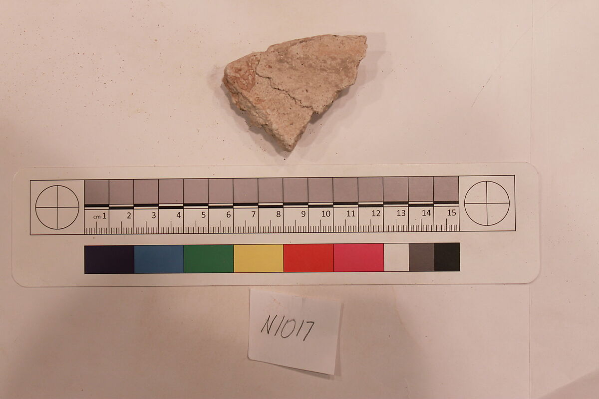 Stucco Fragment, Stucco; carved