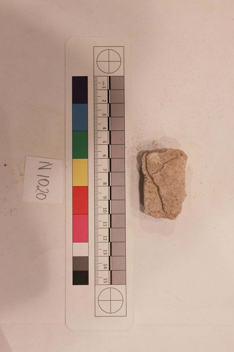 Stucco Fragment, Stucco; carved