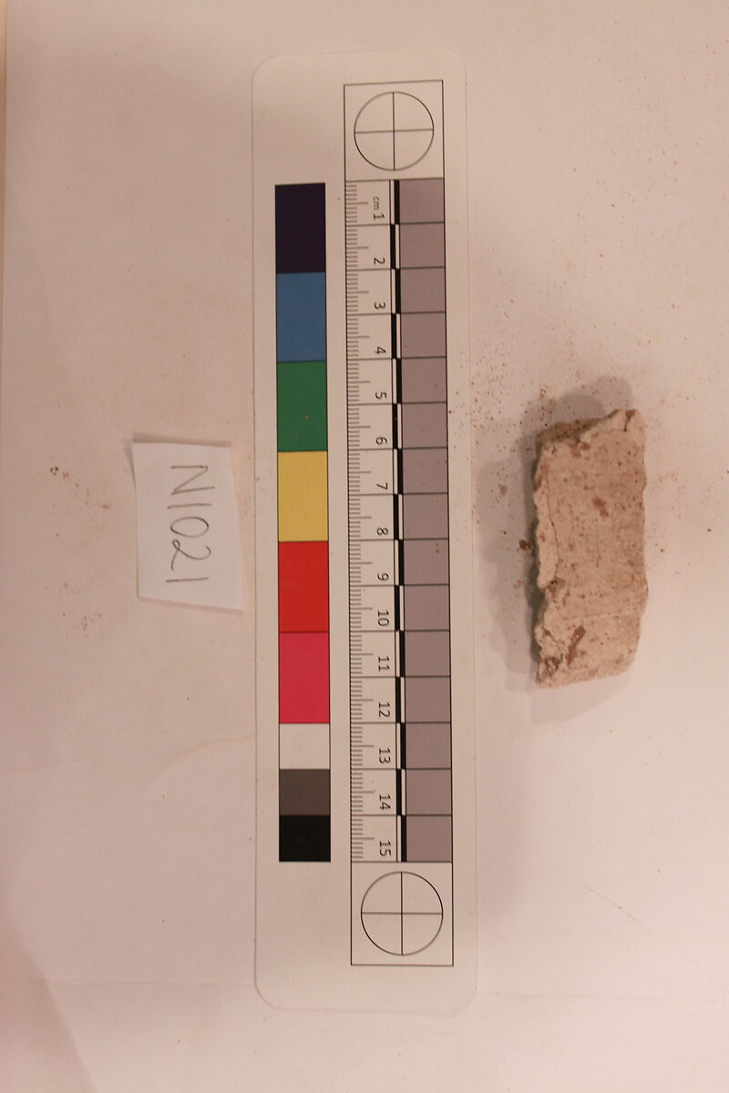 Stucco Fragment, Stucco; carved
