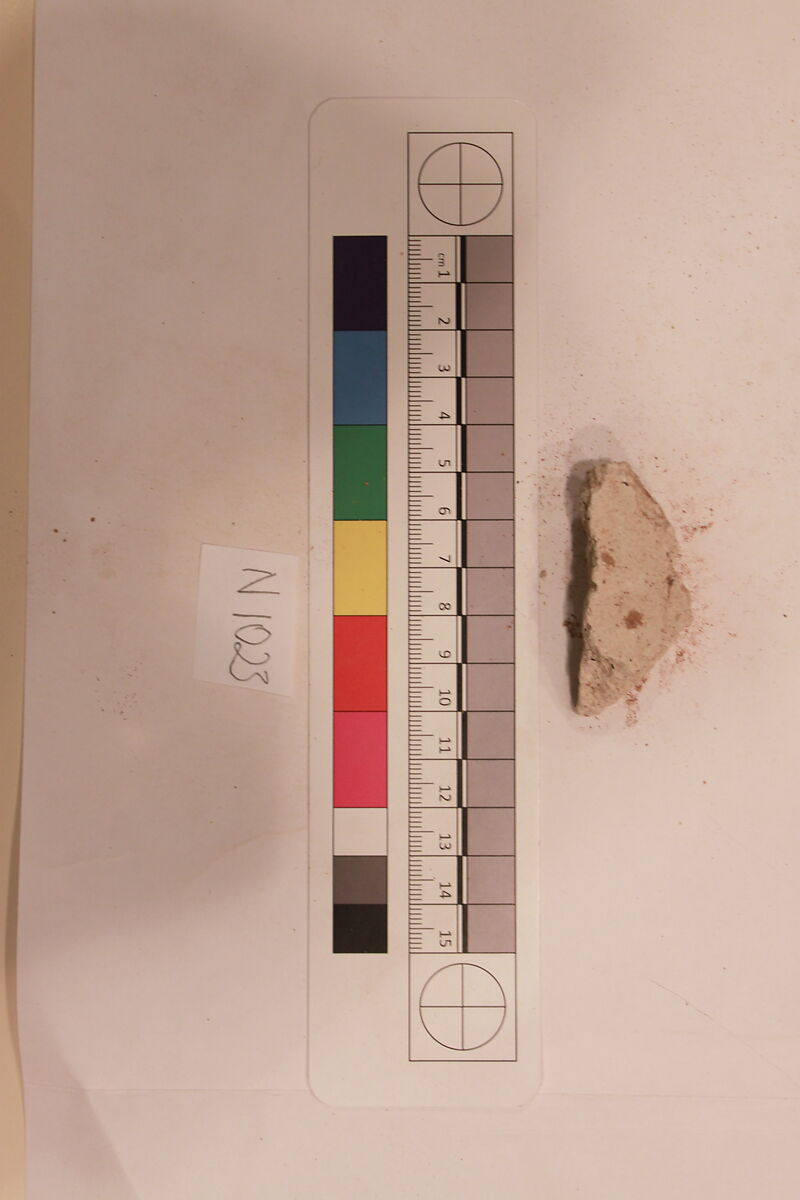 Stucco Fragment, Stucco; carved