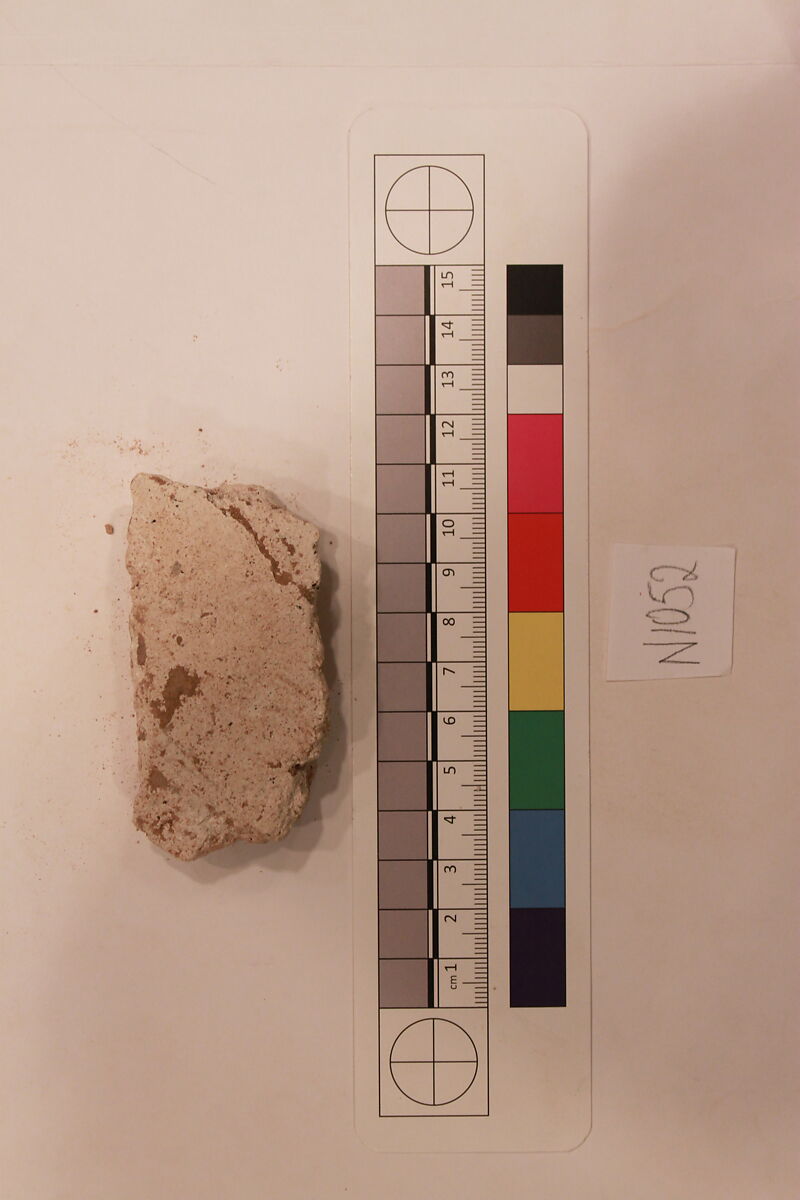 Stucco Fragment, Stucco; carved