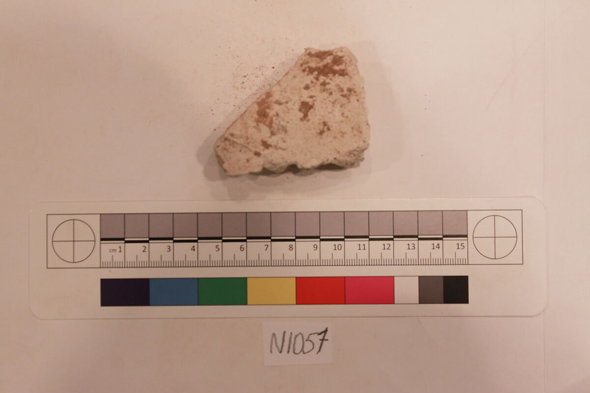 Stucco Fragment, Stucco; carved