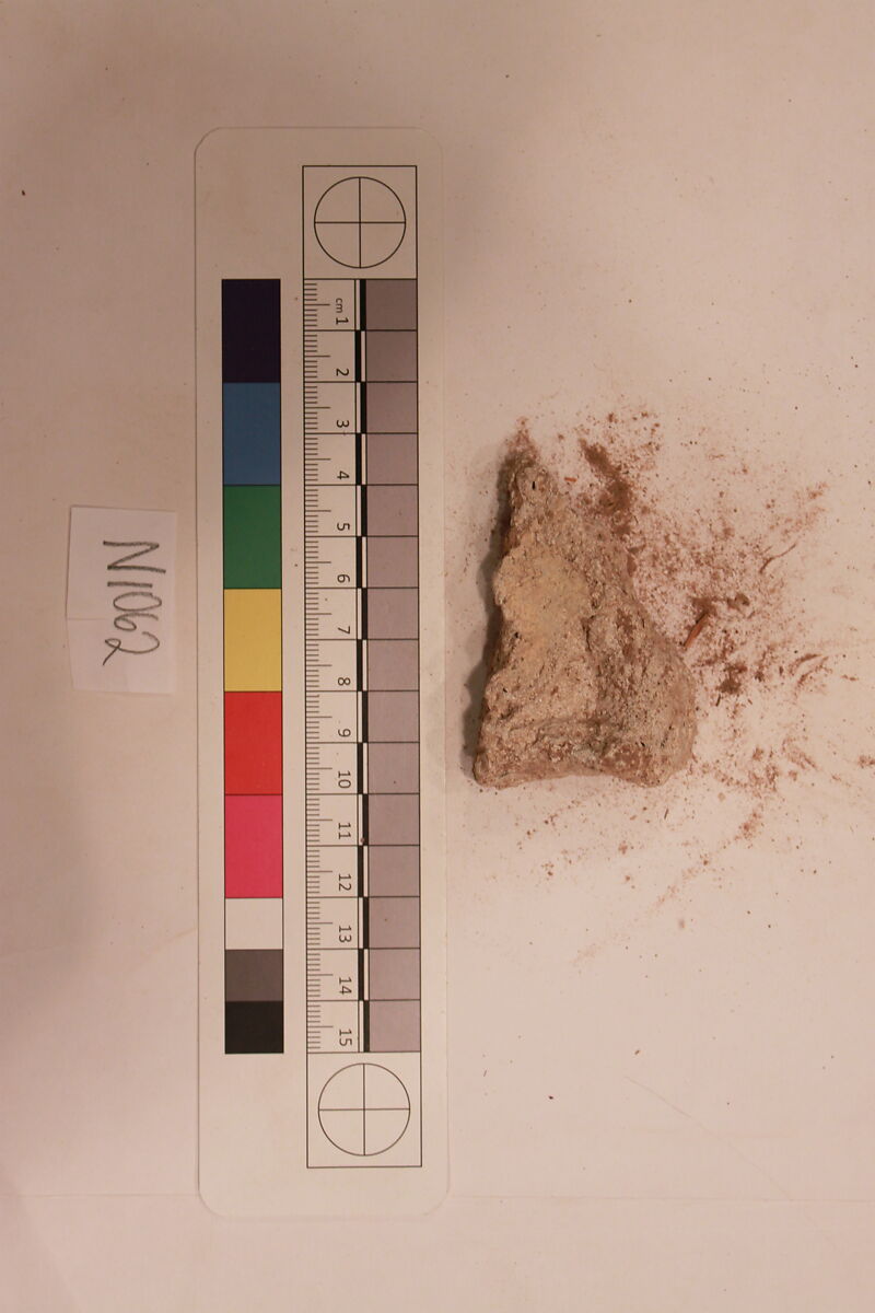 Stucco Fragment, Stucco; carved