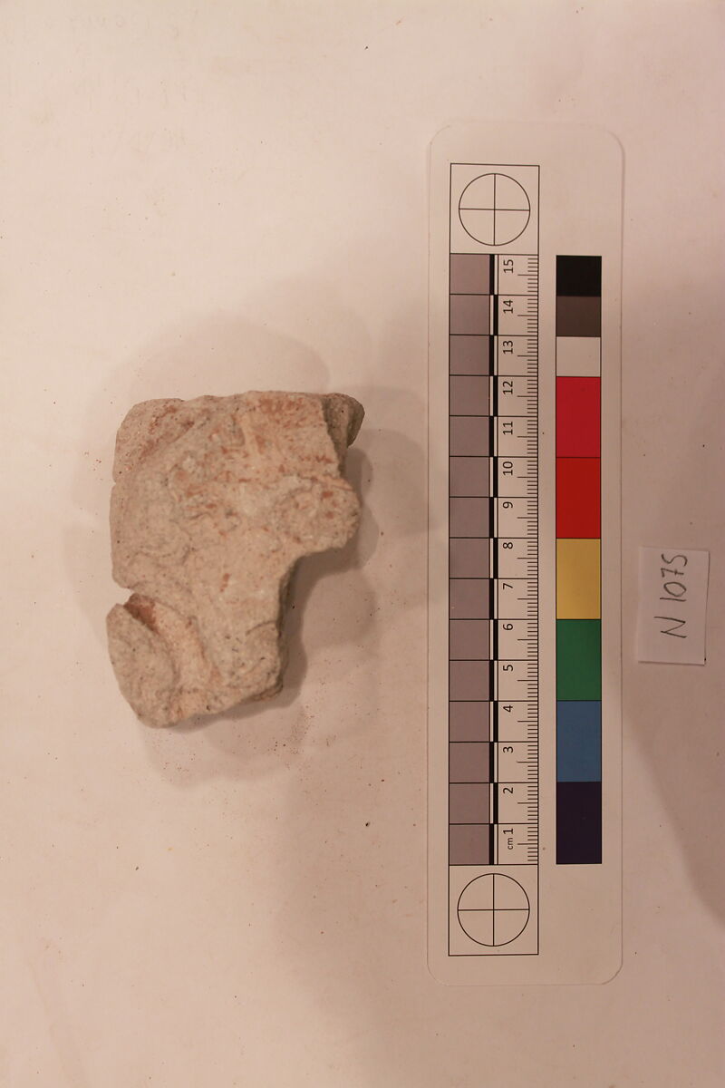 Stucco Fragment, Stucco; carved