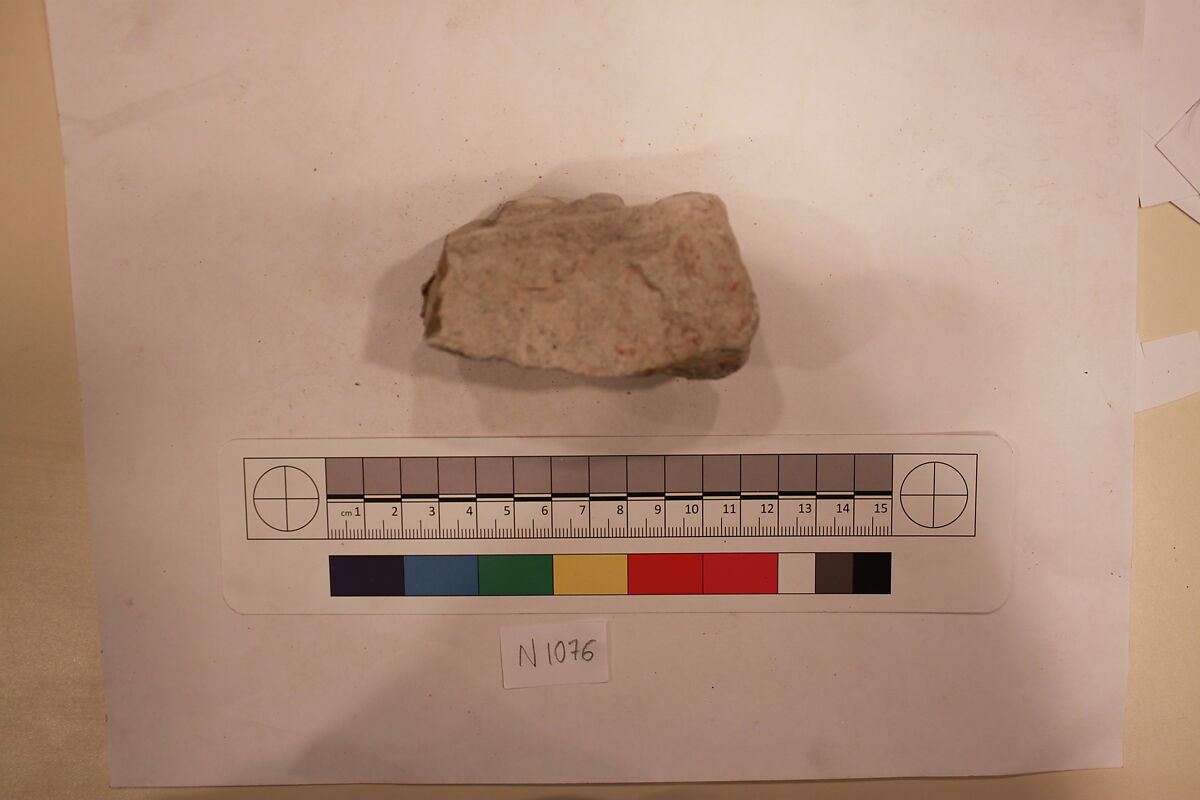 Stucco Fragment, Stucco; carved