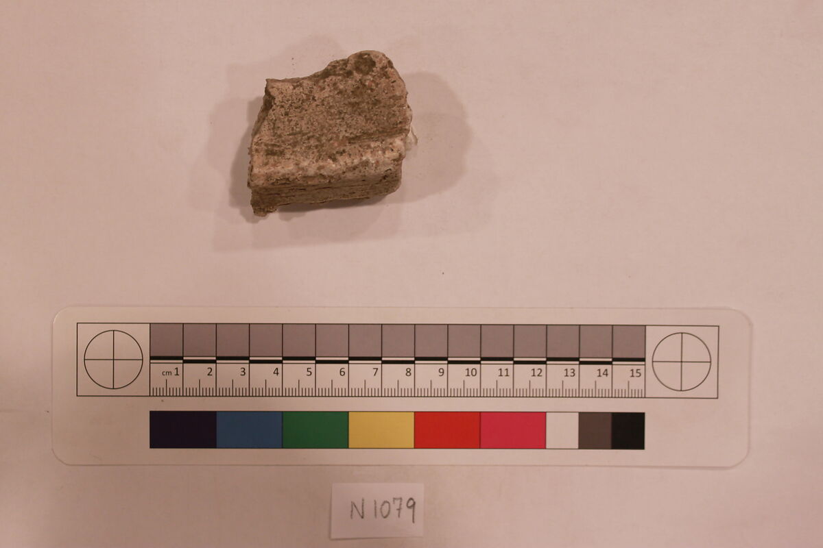 Stucco Fragment, Stucco; carved