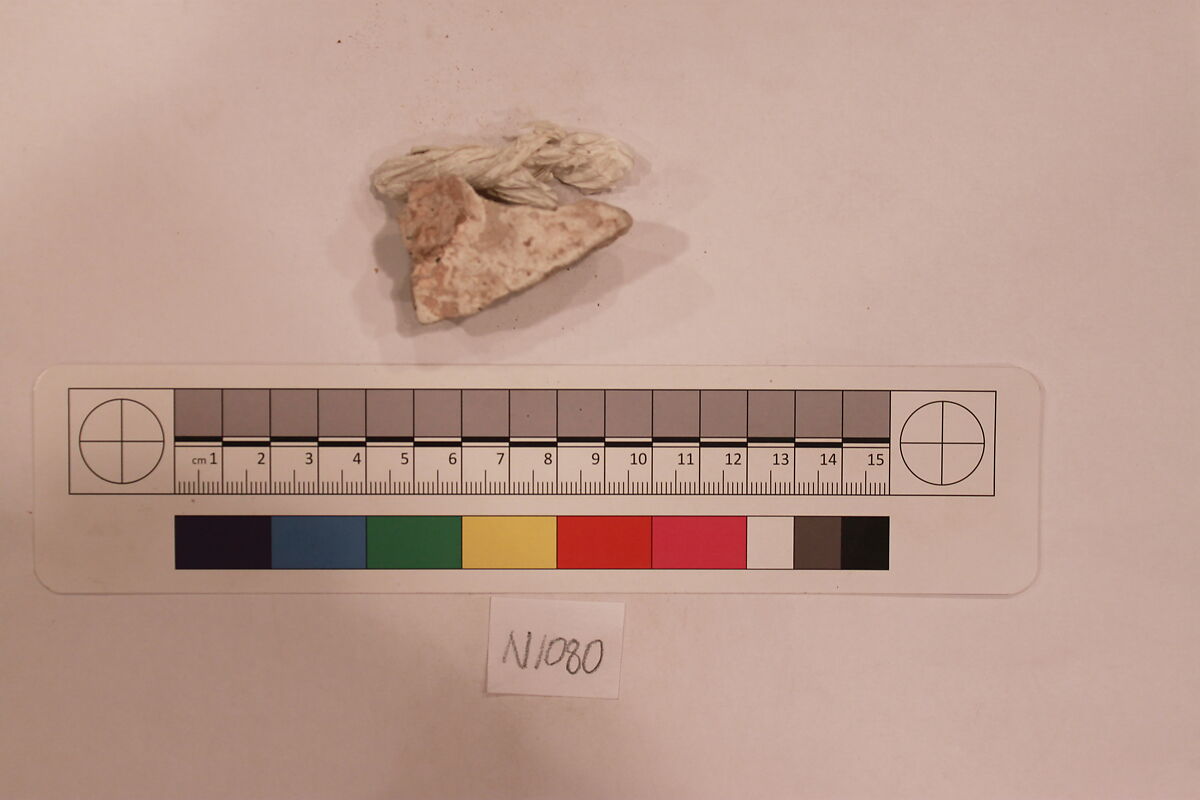 Stucco Fragment, Stucco; carved