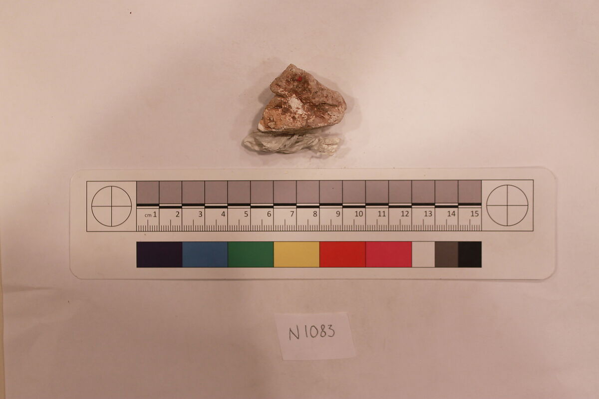 Stucco Fragment, Stucco; carved