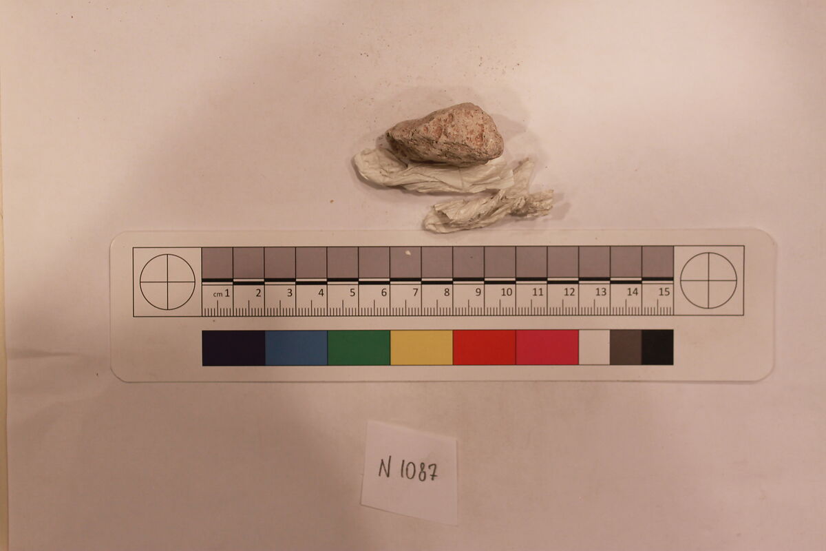 Stucco Fragment, Stucco; carved