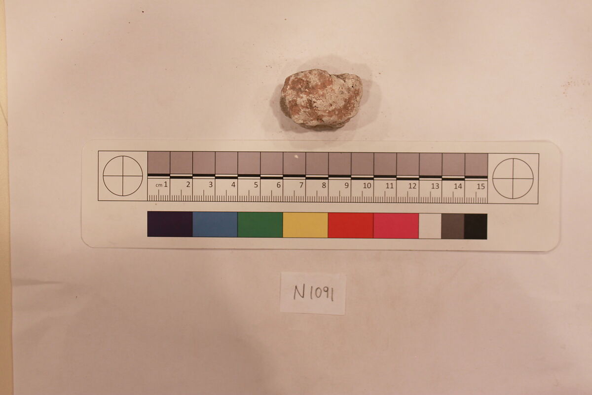 Stucco Fragment, Stucco; carved