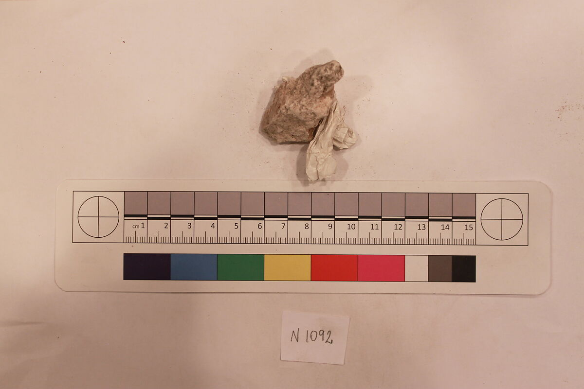 Stucco Fragment, Stucco; carved