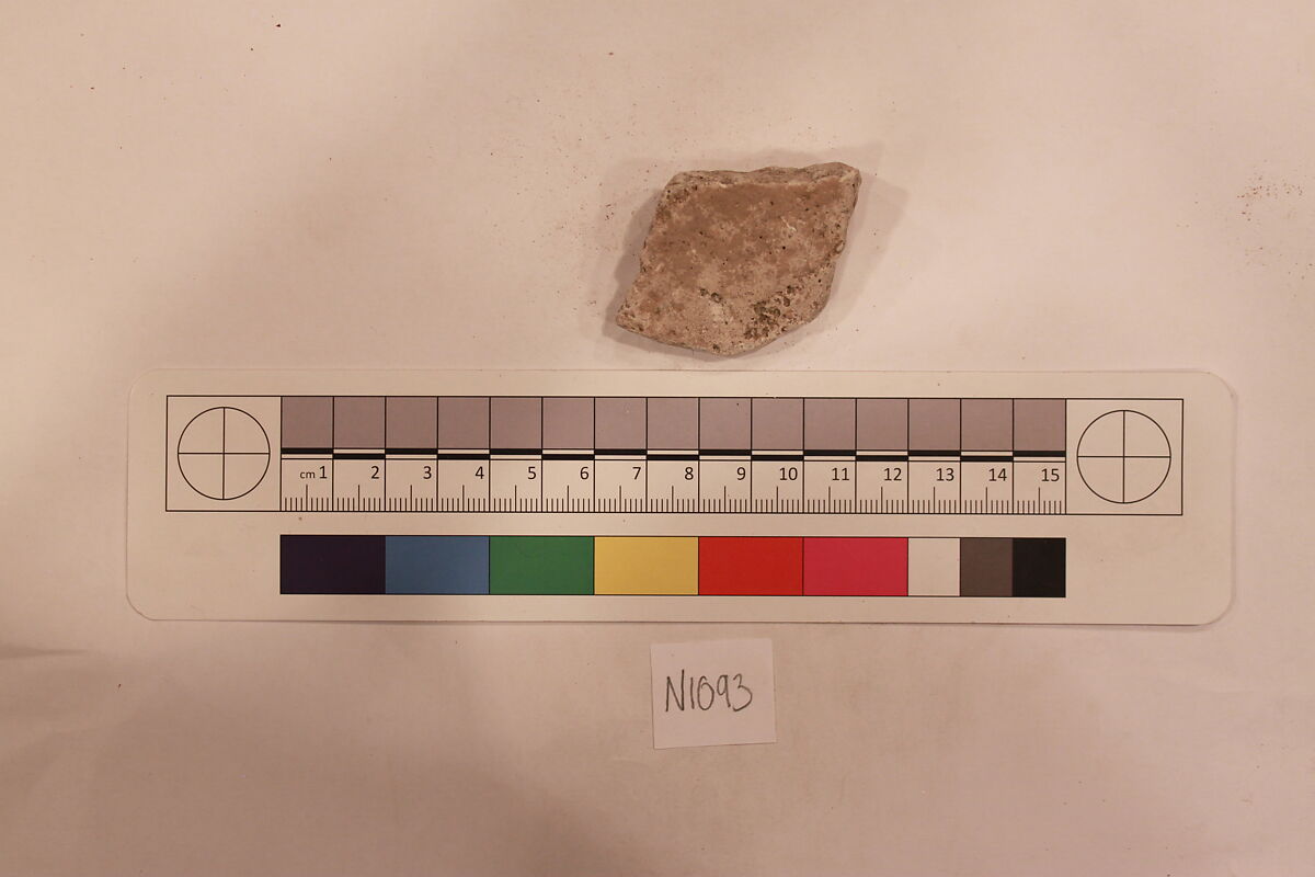 Stucco Fragment, Stucco; carved