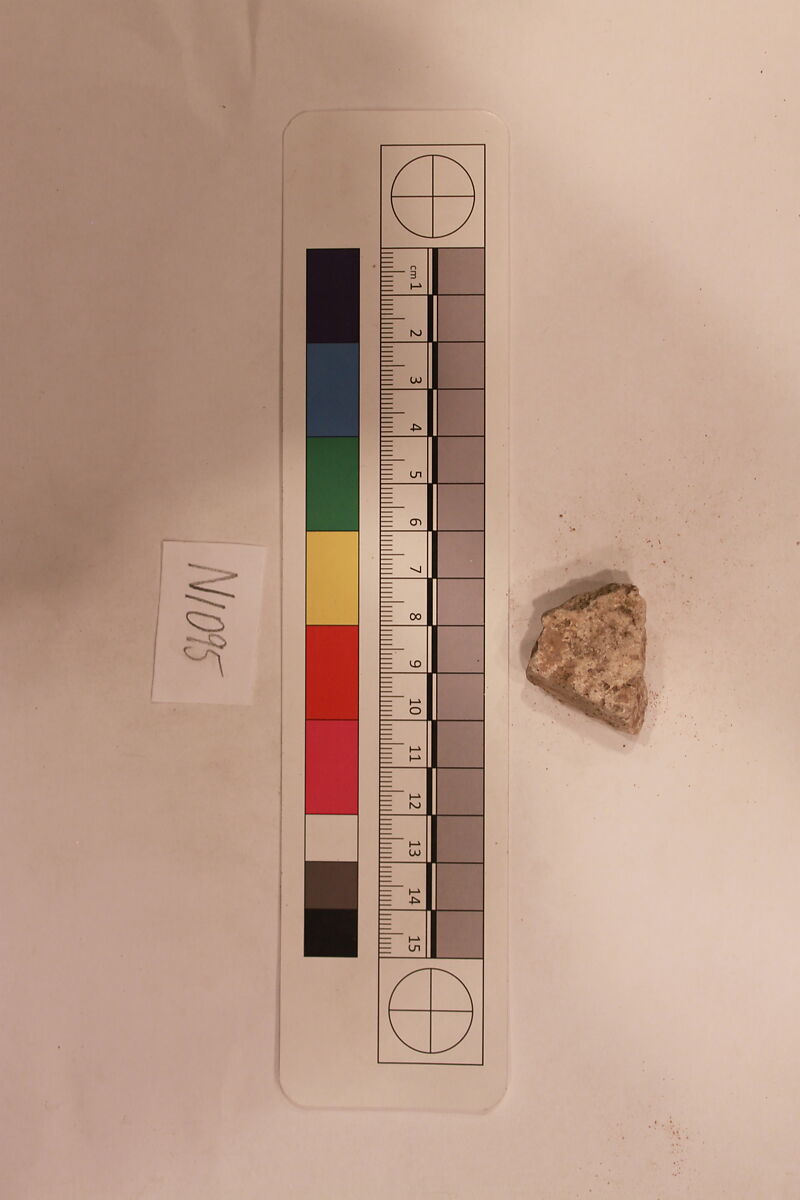 Stucco Fragment, Stucco; carved