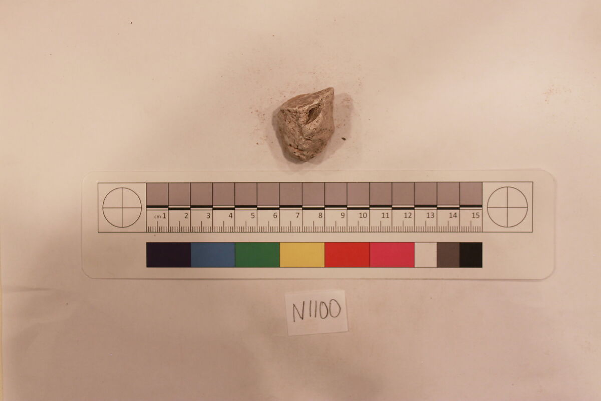 Stucco Fragment, Stucco; carved