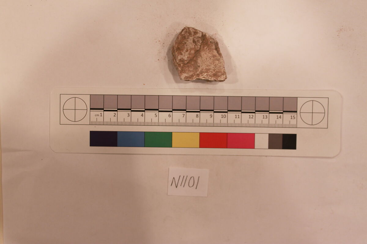 Stucco Fragment, Stucco; carved