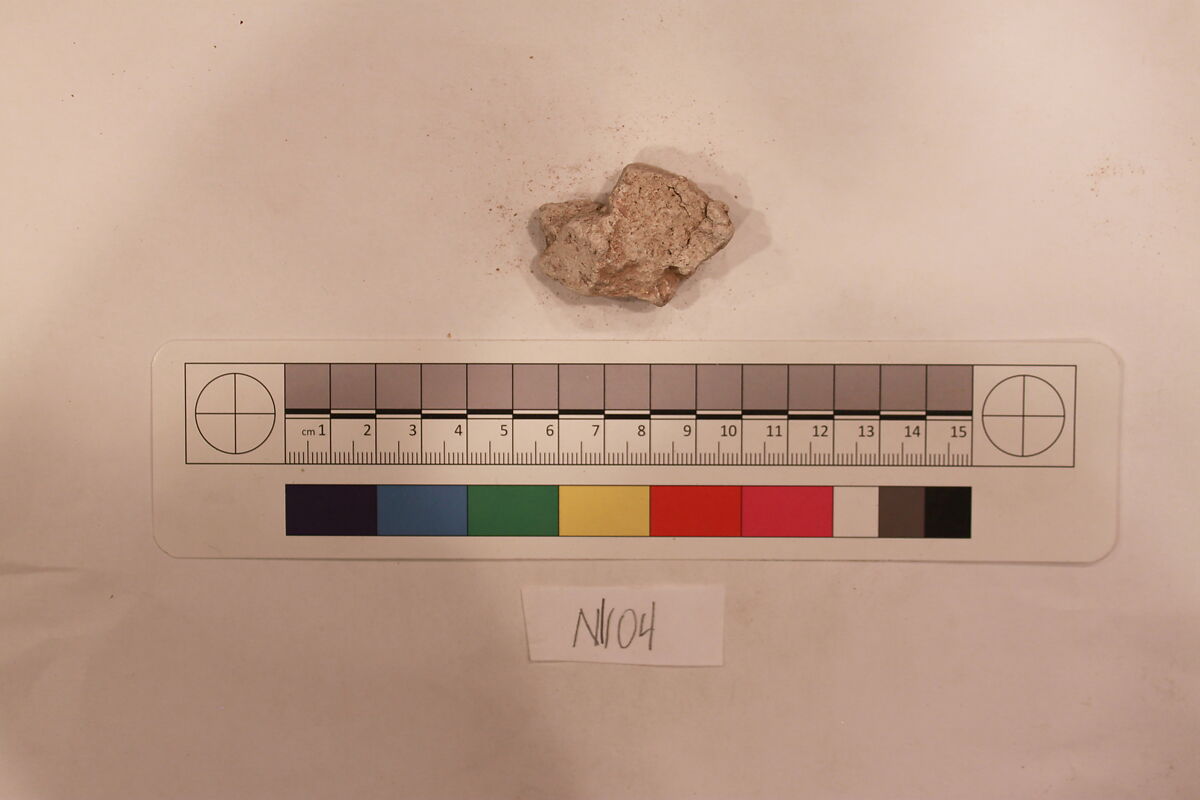 Stucco Fragment, Stucco; carved