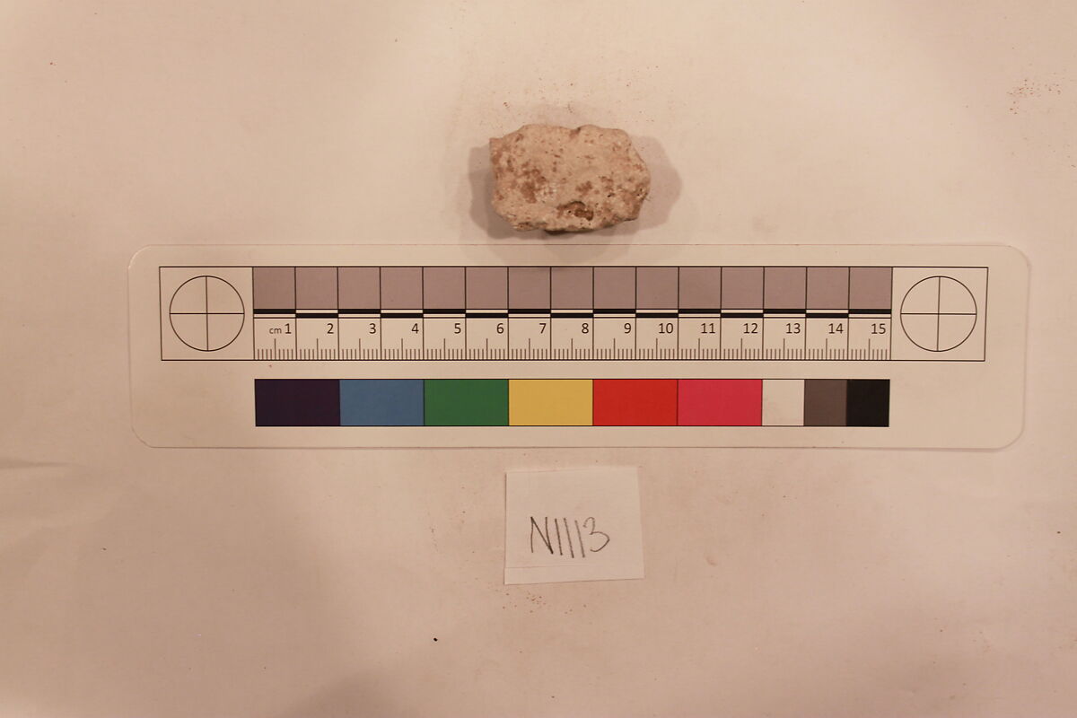 Stucco Fragment, Stucco; carved