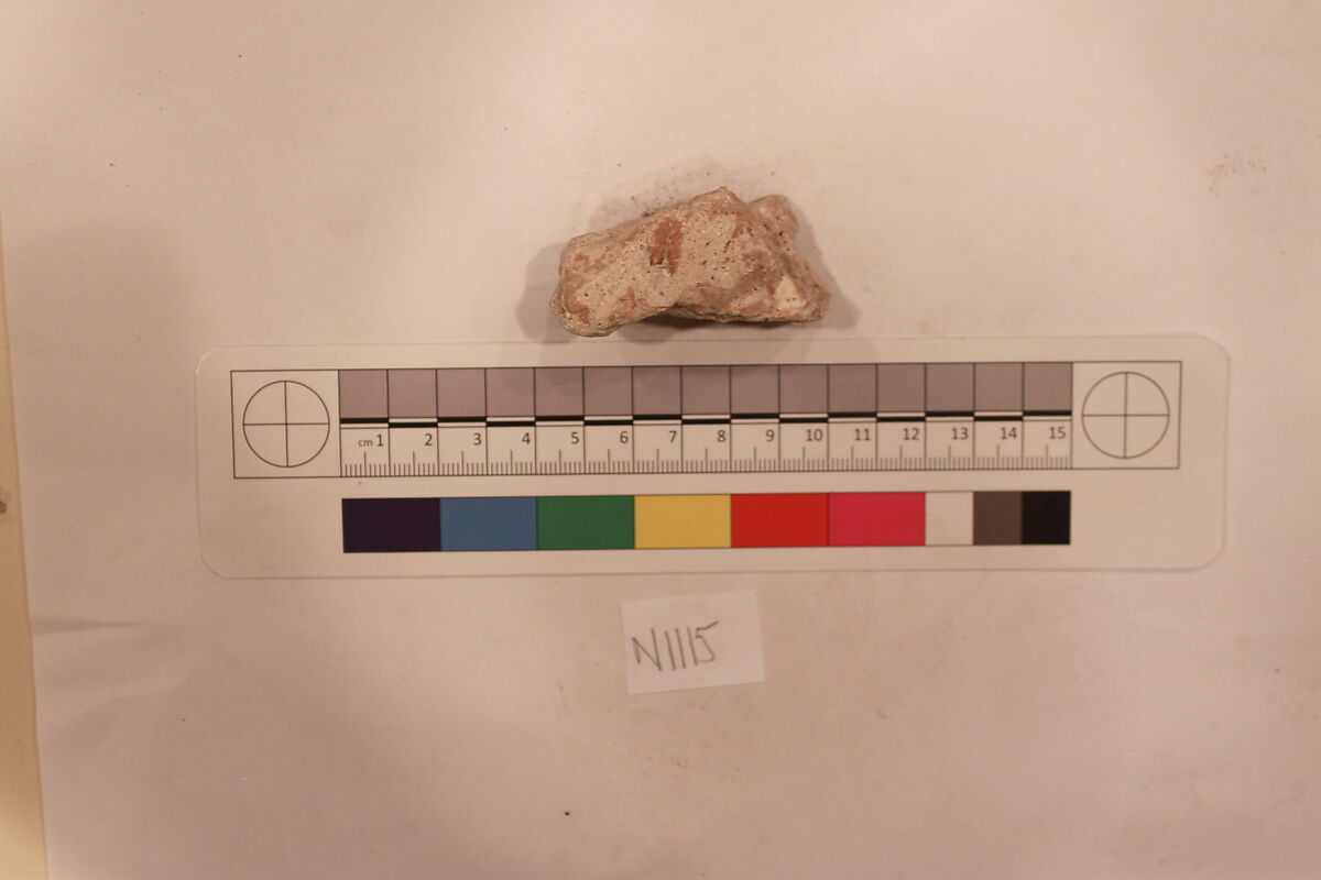 Stucco Fragment, Stucco; carved