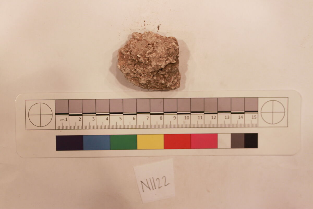 Stucco Fragment, Stucco; carved