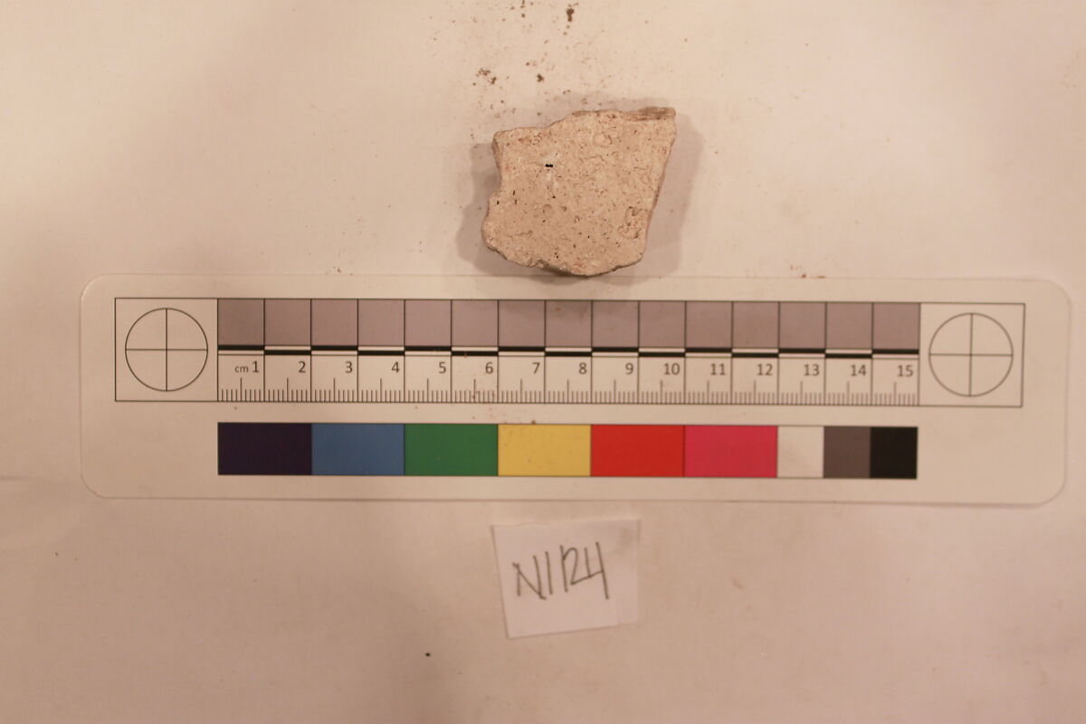 Stucco Fragment, Stucco; carved