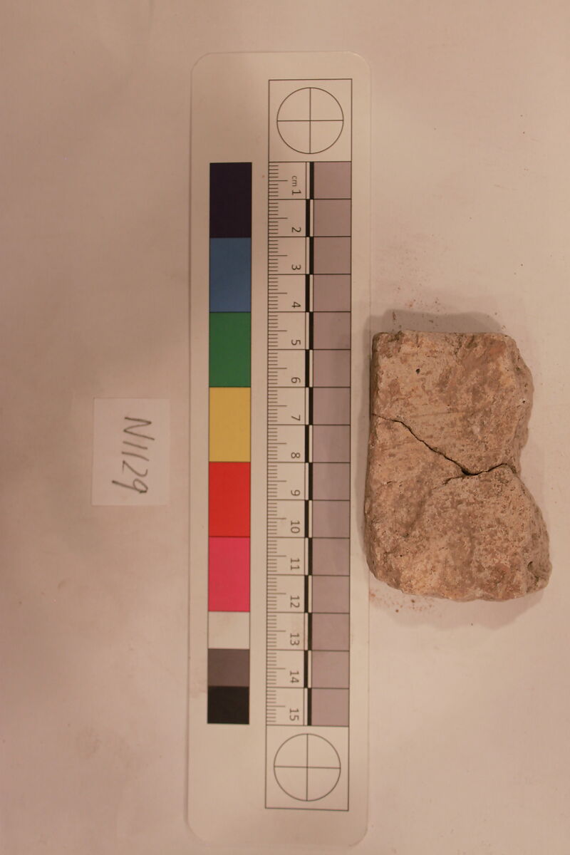 Stucco Fragment, Stucco; carved