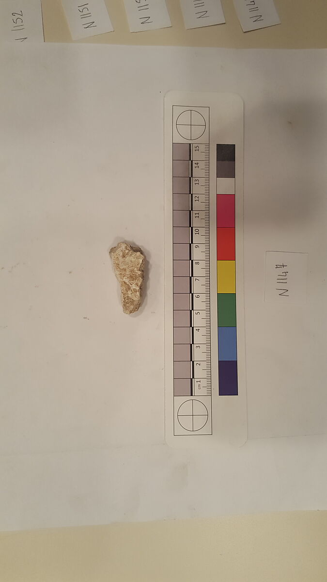 Stucco Fragment, Stucco; carved, painted?