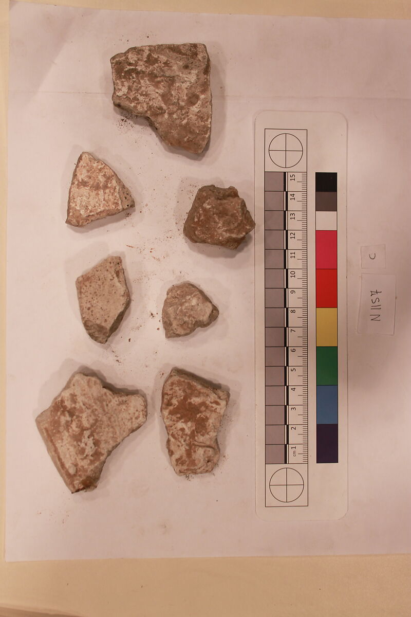 Stucco Fragment, Stucco; carved