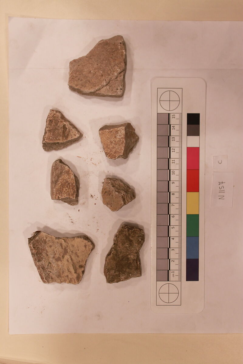 Stucco Fragment, Stucco; carved