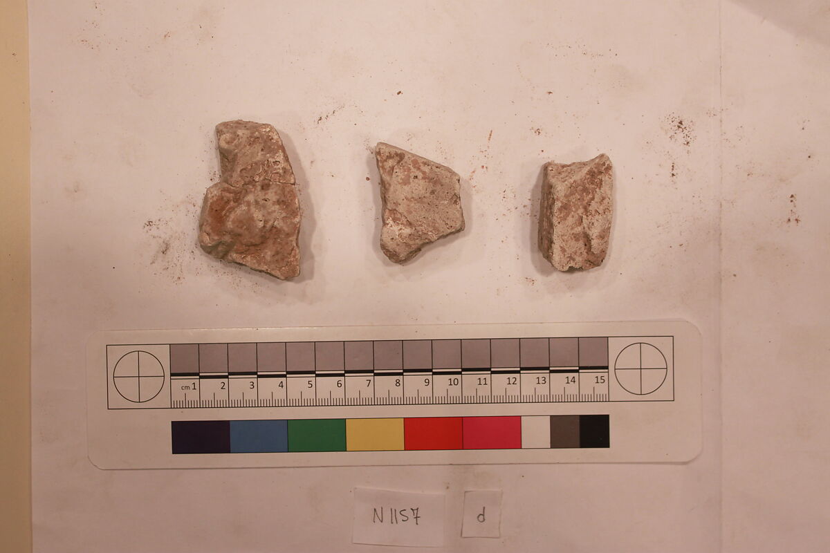 Stucco Fragment, Stucco; carved