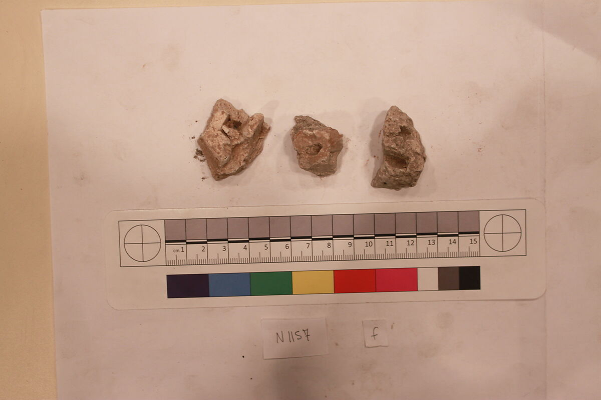 Stucco Fragment, Stucco; carved