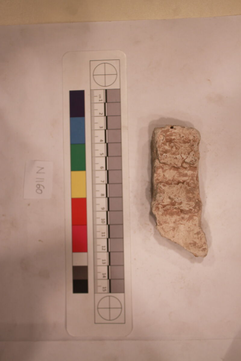 Stucco Fragment, Stucco; carved