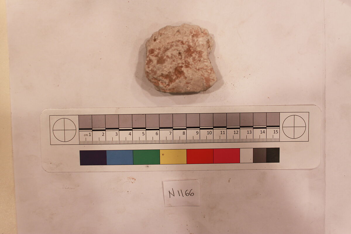 Stucco Fragment, Stucco; carved