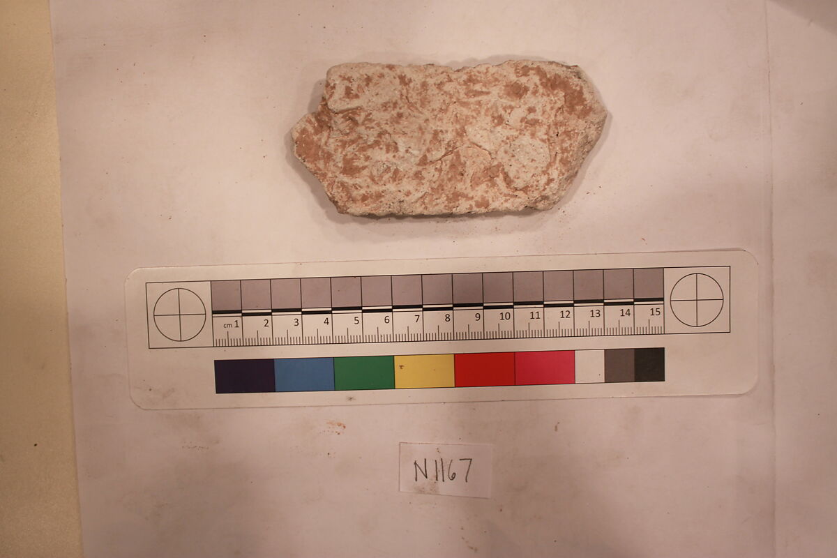 Stucco Fragment, Stucco; carved