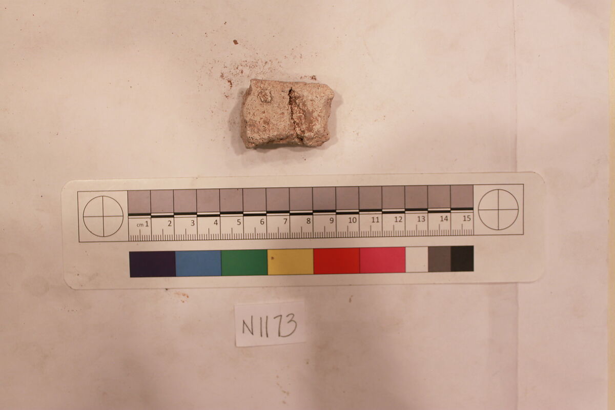 Stucco Fragment, Stucco; carved