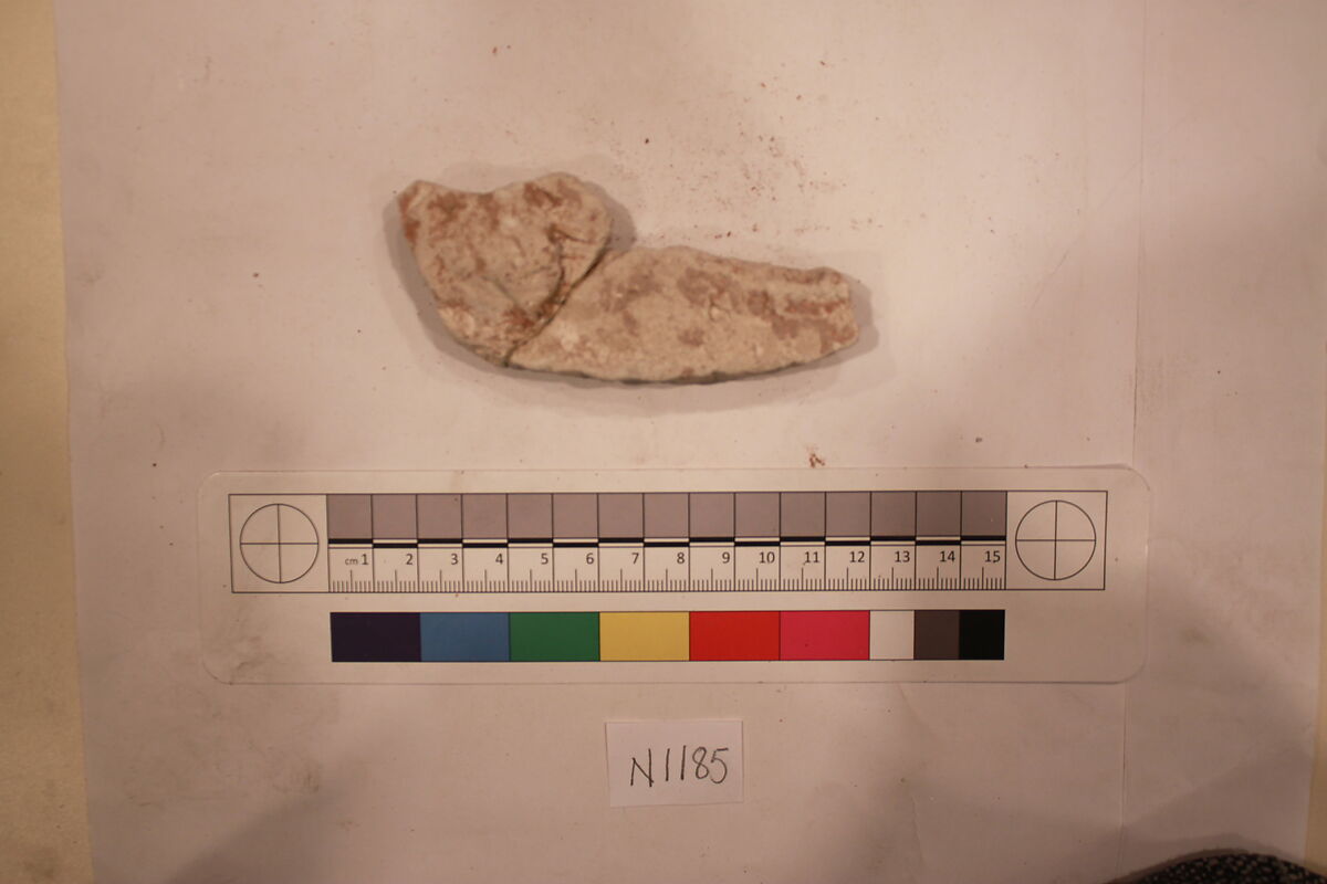 Stucco Fragment, Stucco; carved