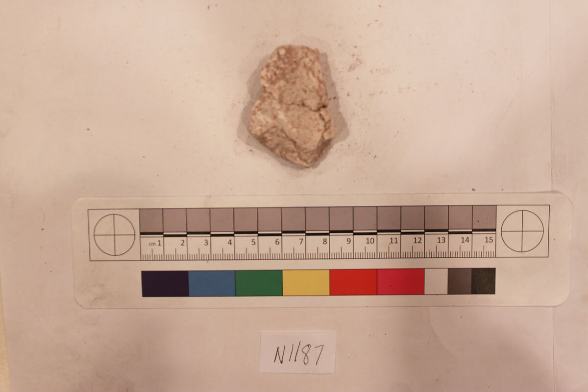 Stucco Fragment, Stucco; carved